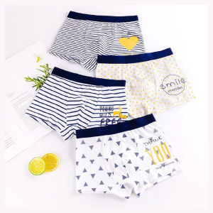 Quần lót đùi bé trai sét 4 quần sịp đẹp cho trẻ em nam đồ lót cho bé từ 9-43kg