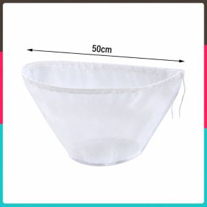 Reusable Nylon Mesh Filter Bag Bowl-Shaped Soy Milk Nut Milk Tea Coffee Food Strainer