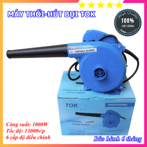 Máy Thổi Hút Bụi 2 Chức Năng TOK 1200W - Thổi Bụi Và Hút Bụi Cực Khỏe - Đầy Đủ Phụ Kiện