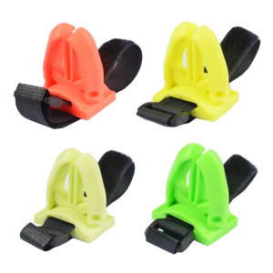 Silicone Fishing Rod Holder Nonslip Universal Rod Stand V-Shaped Fishing Poles Fasteners Binding Clip Easy to Install