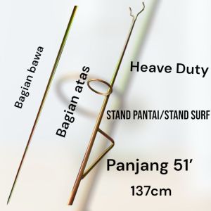 Extra Thick Tebal Heavy Duty Rod Stand Holder Kolam Pancing Rod Stand 2 Ring / Rod Y  Stand / Rod U Stand / Pancang Sungai