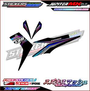 STRIPING VARIASI YAMAHA JUPITER MX 135 OLD / STICKER LIST VARIASI MOTOR JUPITER MX 135 OLD