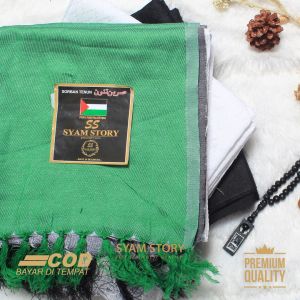 Sorban Arab Panjang 2 Meter Murah Sorban Habib Imamah Polos Panjang