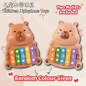 Capybara XYLOPHONE Baby Toy Play Set Colorful Piano Early Learning Education Toys For Kids *READY STOCK*