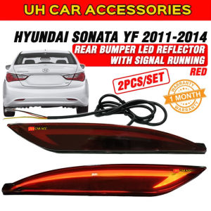 HYUNDAI SONATA YF 2011 - 2014 REAR BUMPER LED REFLECTOR WITH RUNNING SIGNAL ( RED )
