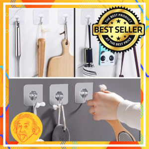 (ISI 3 PCS) Magic Hook Gantungan Baju - Gantungan Serbaguna Cantolaan Kamar Mandi Handuk dll