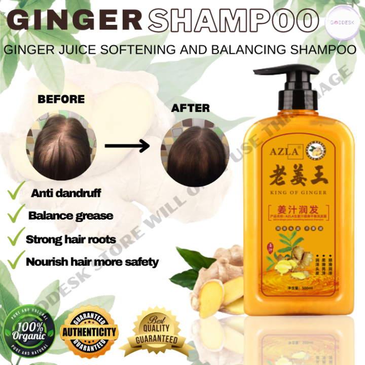 AZLA Ginger Shampoo Original king of Ginger Shampoo Hair Treatments
