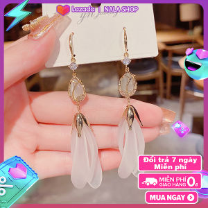 Bông tai hoa hồng trẻ trung LV89 dã ngoại đính đá đi làm xu hướng mới thanh lịch S925 Hàn Quốc lấp lánh  BSTKD BSTKV - [NaLa Shop]