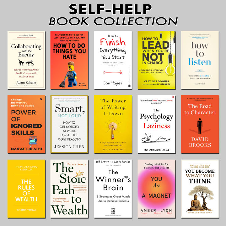 SELFHELP BOOK COLLECTION SET (paperback) Lazada PH