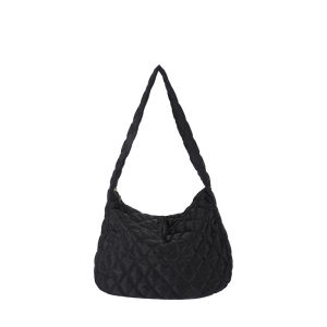 GStar Women Cotton Padded Large Winter Underarm Bag Plaid Shoulder Bag Puffy Tote Bag Quilted Handbag