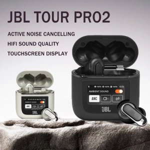 【 100% Original】JBL Tour Pro 2 TWS True Wireless Bluetooth Earphone Noise Cancelling Earbuds With Smart Case