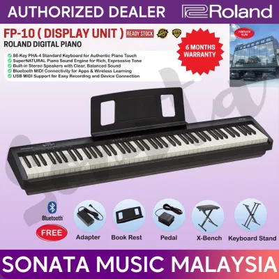 ROLAND MUSIC ORIGINAL QUALITY FP-10 BLUETOOTH CONNECT HOME DECO PRACTICE DIGITAL PIANO FOR BEGINNER