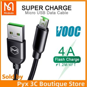 MCDODO Cáp Micro USB 4A Flash sạc cho Oppo VOOC Dây cáp truyền dữ liệu dây sạc nhanh QC3.0 cho Samsung Xiaomi Android Huawei (1.5M)