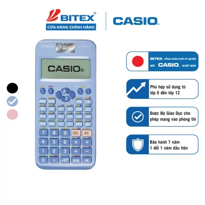 Máy tính fx-580VN X Casio xanh trẻ trung chính hãng dành cho học sinh sinh viên Dùng cho các kì thi đại học tốt nghiệp tính toán chính xác