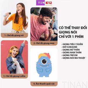 [ BỘ 1 LOA 2 MIC ] Loa Bluetooth Karaoke Mini K12 kèm mic không dây công suất 10Wloa bluetooth hát karaokemicro hát karaokeloa bluetooth - BẢO HÀNH 1 ĐỔI 1 từ MƯỜNG THANH ROYAL
