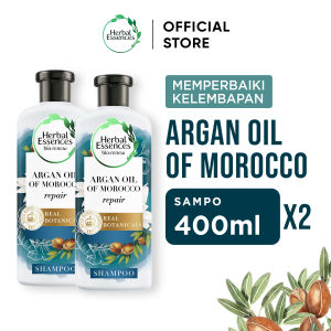 Herbal Essences Shampoo Repair Argan Oil Perawatan Rambut 400ml x2