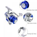 pancing 1 set lengkap kuat / Reel Pancing Power Handle Murah Kuat Spinning Fishing Reel 5.5:1 Gear Ratio QS1000-7000,Silver Blue / joran pancing 1 set murah / pancing casting full set / joran pancing kuat 50kg / Joran Pancing 1 Set Reel Besi. 