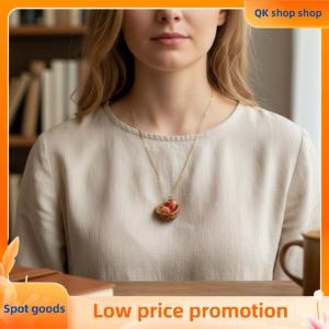 ✨QK shop✨ Simple Style Cute Small Animal Series Pendant Fox Stainless Steel Accessories