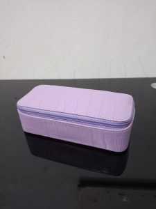 Pouch make up cewek travel organizer mini box kosmetik lipstik kecil beauty case alat rias polos