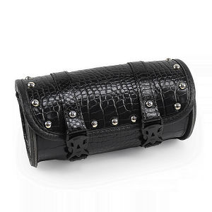 MJMOTO กระเป๋ากระเป๋าเก็บของมอเตอร์ไซด์พิมพ์ลายจระเข้กระเป๋าเครื่องมือขนาดเล็กมอเตอร์ครอสความจุมากทนต่อการเสียดสีไม่ลื่นมอเตอร์ไซด์กระเป๋าอานม้ากันน้ำจักรยานกระเป๋าข้าง