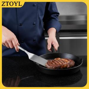 ZTOYL Nhỏ bằng thép không gỉ thìa nướng Turner thìa nướng Turner thép không gỉ nhỏ chiên xẻng tinh thần nấu ăn xẻng