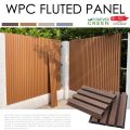 WPC Fluted Wall Panel / Wall Panel / Outdoor Wall Panel / Fence Panel / Privacy Panel / WPC Weatherproof Panel / Waterproof Wall Panel. 