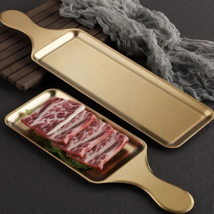 NG65D Korean Style Rectangular Plate 304 Stainless Steel Rustproof ...