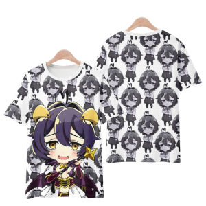 [Local Stock] HBESTY Halloween Christmas Gushing Over Magical Girls Anime 3D Print T-Shirts Men Women Fashion Oversized Short Sleeve T Shirt Male Tees Tops Man Clothing