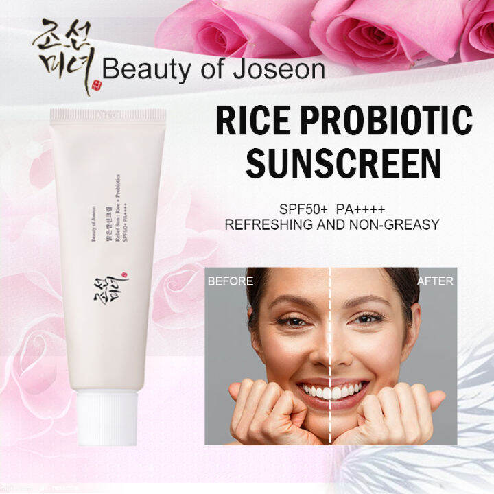 Beauty Of Joseon Relief Sun Sunscreen Rice + Probiotics SPF50+ PA ...