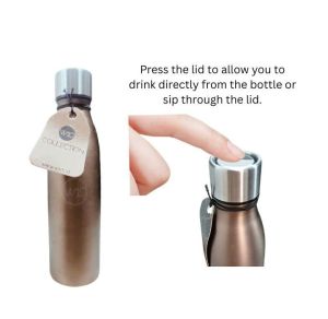 W10 Travel Size Press Lid Drinking Bottle 510ml / Mug 480ml Double-Walled Vacuum Insulation