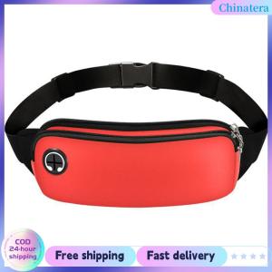[Chinatera Flagship Store] Waterproof Fashion Waist Pack Dual-Layer Marathon Jogging Cycling Bag Breathable