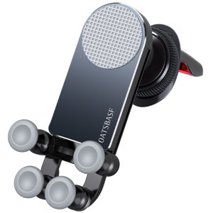 OATSBASF 360°Rotating Long Neck Car Dashboard Windshield Mount Stand Holder Car Phone GPS Stand Car Gravity Bracket Mobile Phone Holder Suction Holder For 4.7-6.9 inches Phone