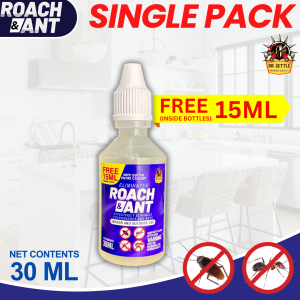 [FREE 15ML] Dr Settle Roach & Ant Umpan (30ML) Semut & Lipas Cockroach & Ant bait. RoachBuster. Menghapuskan Lipas