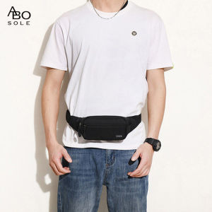 ABOSOLE Sports Waist Bag Fashion Men Bag Men Chest Bag Shoulder Bag Sports Bag Waterproof Oxford Running Bag Portable Gym Bag for Running Cycling Hiking Walking