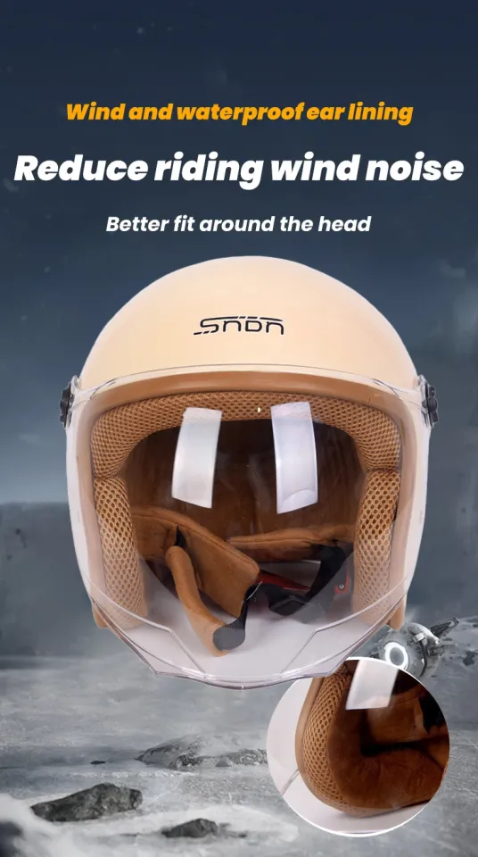 NEVA Sndn HF-23 Classic Helmet Motorcycle Half Face Retro for Men - Main Image