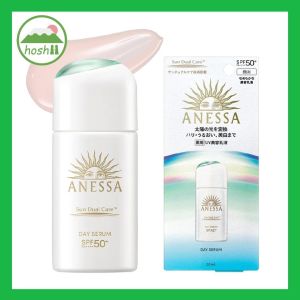 ANESSA Day Serum Sunscreen Emulsion Sun Dual Care SPF50+ PA++++ (Suitable for All Skin Types) 30ml