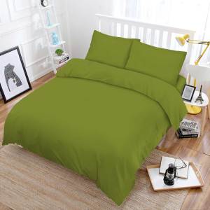 Vito - Bedcover Set Sprei Fitted King 180x200 Tinggi 20 Solid Polos