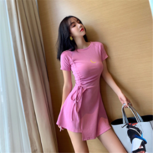 dandelia / DRESS ALINE MOON 9080 DS / dress korean style motif bulan moon / dress casual korean style / dress polos import terbaru / dress lc karaoke / dress simple / Gaun Kasual Gaya Barat / dress serut