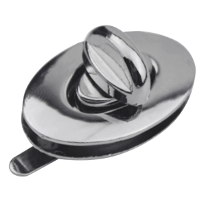 Kim loại hình bầu dục Clasp khóa xoay khóa xoay cho túi Túi xách tự làm PURSE phần cứng