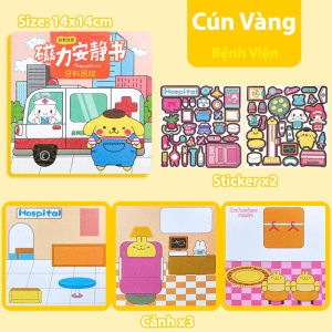 Đồ Chơi Thủ Công Sách Nam Châm Sprunki / Minecraft / Kuromi - Xốp Sinh Học Tự Do Sáng Tạo