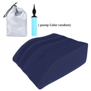 BEBA Knee Cushion Leg Lift Pillow Comfort Foot Relax Inflatable Wedge Pillow Portable Washable Leg Wedge Pillow Sleeping