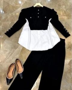 Iriana Set Bhn Crinkle Airflow Setelan Atasan + Celana Wanita Dewasa Baju Muslim Setelan Viral Termurah