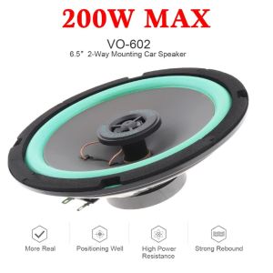 2 Chiếc 6.5 Inch 200W HiFi Đồng Trục Loa Cửa Xe Tự Động Âm Nhạc Âm Thanh Stereo Toàn Dải Tần Số Loa dành Cho Xe Ô Tô