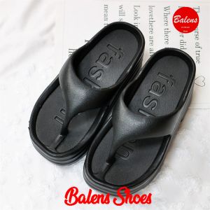 BL-889 Sandal Jepit Jelly Wanita Import Sandal Wedges Hak Tinggi 7 cm