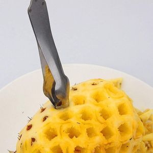 Multi-functional Pineapple Peeler for Core and Eye Removal Crafted From Rust-proof Stainless Steel