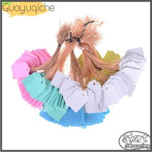 【Guoyuqiche】🔥🔥🔥 100Pcs เครื่องประดับเสื้อผ้าสินค้าสวนยี่ห้อป้ายราคาแท็ก 3.5x2.5 ซม.