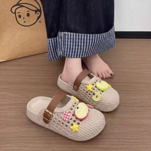 Free Shipping Star-Patterned Clogs WomenS Outdoor Sandals Beach Sandals Indoor Slippers One-Strap Sandals And Closed-Toe Slippers For Women