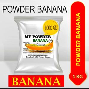 BUBUK MINUMAN RASA BANANA - POWDER SPECIAL 1 KG