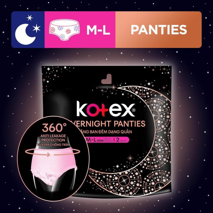 Kotex Overnight Panties ML Size 2S Lazada Singapore