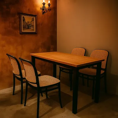 SERRA-URBANE Dining Set - Modern Minimalist Style - Meja Makan Set